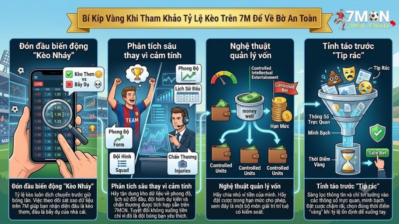 Bí kíp soi kèo nhà cái trực tuyến chính xác cùng 7M
