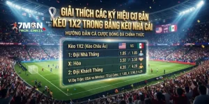 Giải thích các ký hiệu cơ bản kèo 1x2 trong bảng kèo nhà cái