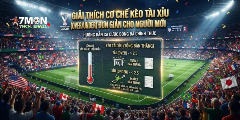 Giải thích cơ chế kèo Tài Xỉu (Over/Under) đơn giản cho người mới