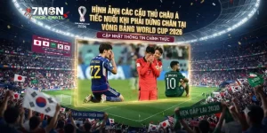 Hình ảnh các cầu thủ châu Á tiếc nuối khi phải dừng chân tại vòng bảng World Cup 2026