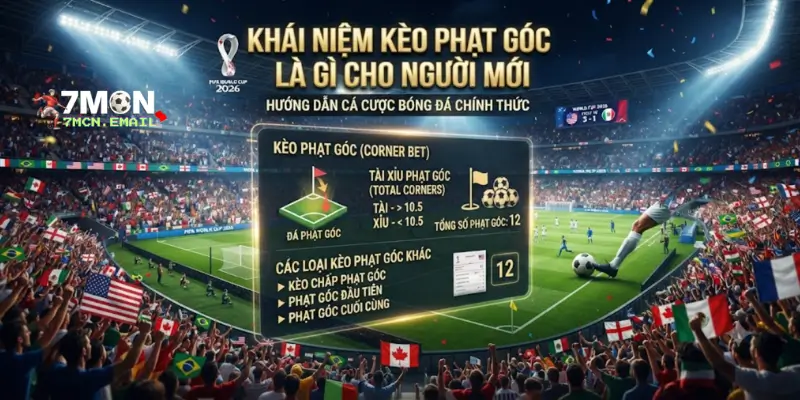 Khái niệm kèo phạt góc là gì