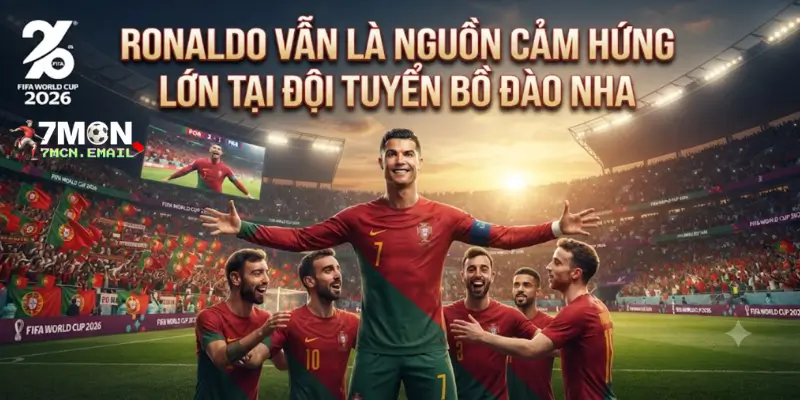 Ronaldo vẫn là nguồn cảm hứng lớn tại đội tuyển Bồ Đào Nha